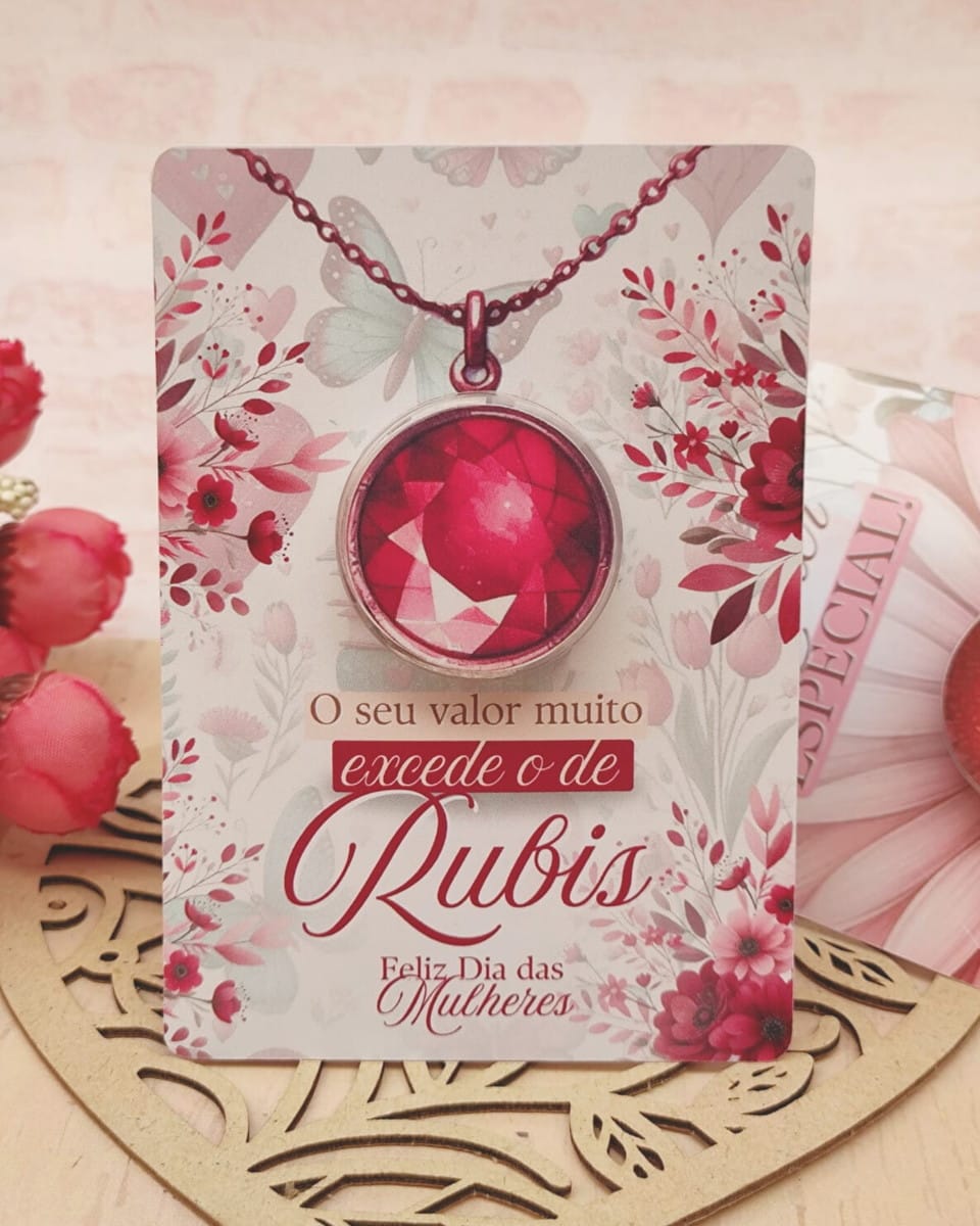 Card Dia das Mulheres para Potinho de Creme Digital 1 Card Dia das Mulheres para Potinho de Creme Digital