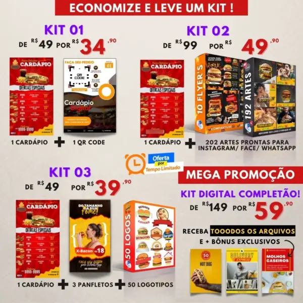 Cardápio De Lanches Para Editar E Imprimir+ Bônus Grátis