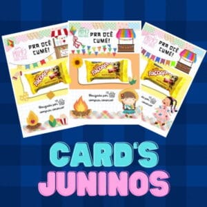 Cards Festa Junina - Arquivo para Imprimir
