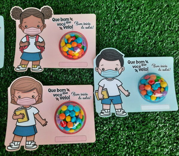 Cartão Coloretti Blister Volta ás Aulas - Arquivo Digital