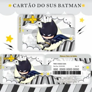 Cartão Sus Batman - Arquivo Digital