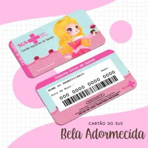 Cartão Sus Bela Adormecida - Arquivo Digital 9 Cartão Sus Bela Adormecida - Arquivo Digital