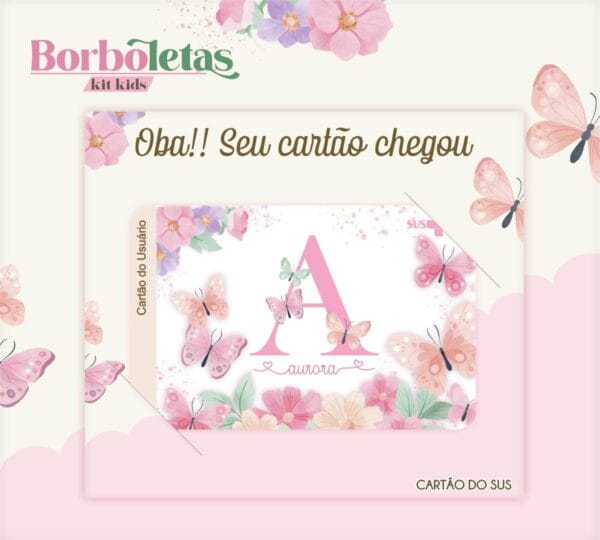 Cartão Sus Borboletas - Arquivo Digital