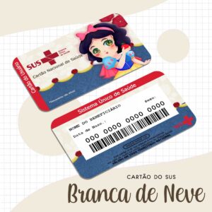 Cartão Sus Branca de Neve - Arquivo Digital