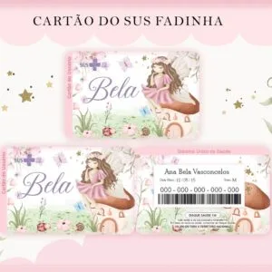 Cartão Sus Fadinhas - Arquivo Digital 21 Cartão Sus Fadinhas - Arquivo Digital