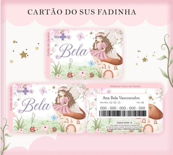 Cartão Sus Fadinhas - Arquivo Digital