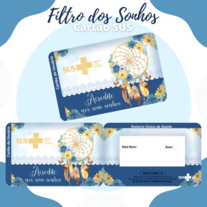 cartao sus filtro dos sonhos personalizado para imprimir