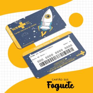 Cartão Sus Foguete Menino - Arquivo Digital