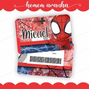 Cartão Sus Homem Aranha - Arquivo Digital
