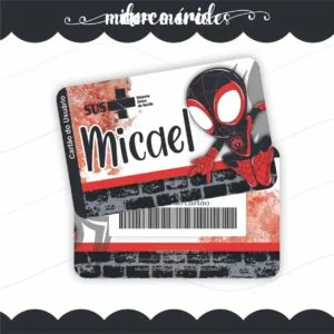 Cartão Sus Miles Morales - Arquivo Digital