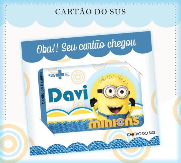 Cartão Sus Minions - Arquivo Digital