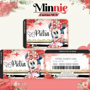 Cartão Sus Minnie - Arquivo Digital 20 Cartão Sus Minnie - Arquivo Digital