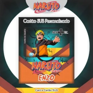 Cartão Sus Naruto Menino - Arquivo Digital