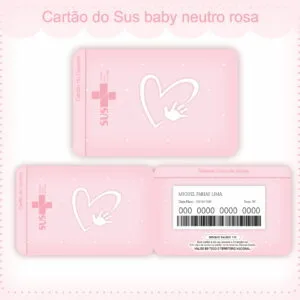 Cartão Sus Neutro Rosa - Arquivo Digital 27 cartao sus neutro rosa arquivo digital