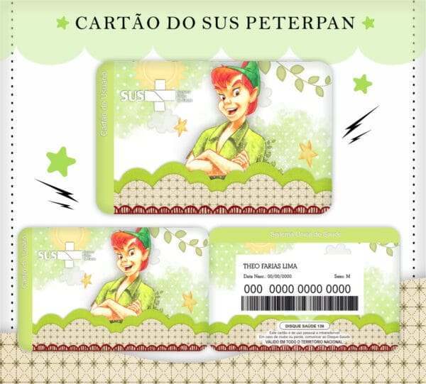 Cartão Sus Peter Pan - Arquivo Digital