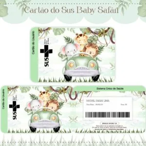 Cartão Sus Safari Verde - Arquivo Digital