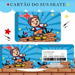 Cartão Sus Skate - Arquivo Digital