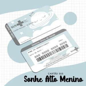 Cartão Sus Sonhe Alto Menino - Arquivo Digital