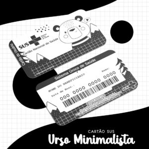 cartao sus ursinho minimalista em png para personalizar