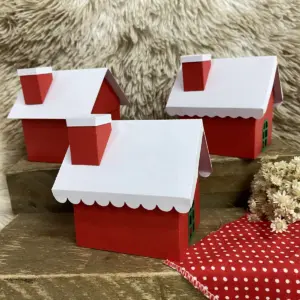 Casinha De Natal Para Imprimir E Montar Caixa 5
