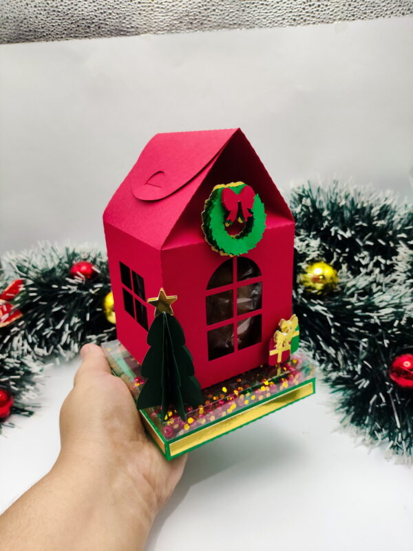Casinha para Panetone - pdf e Studio