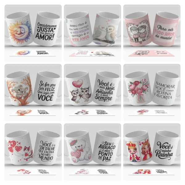 Celebre o Amor com Artes de Caneca para o Dia dos Namorados