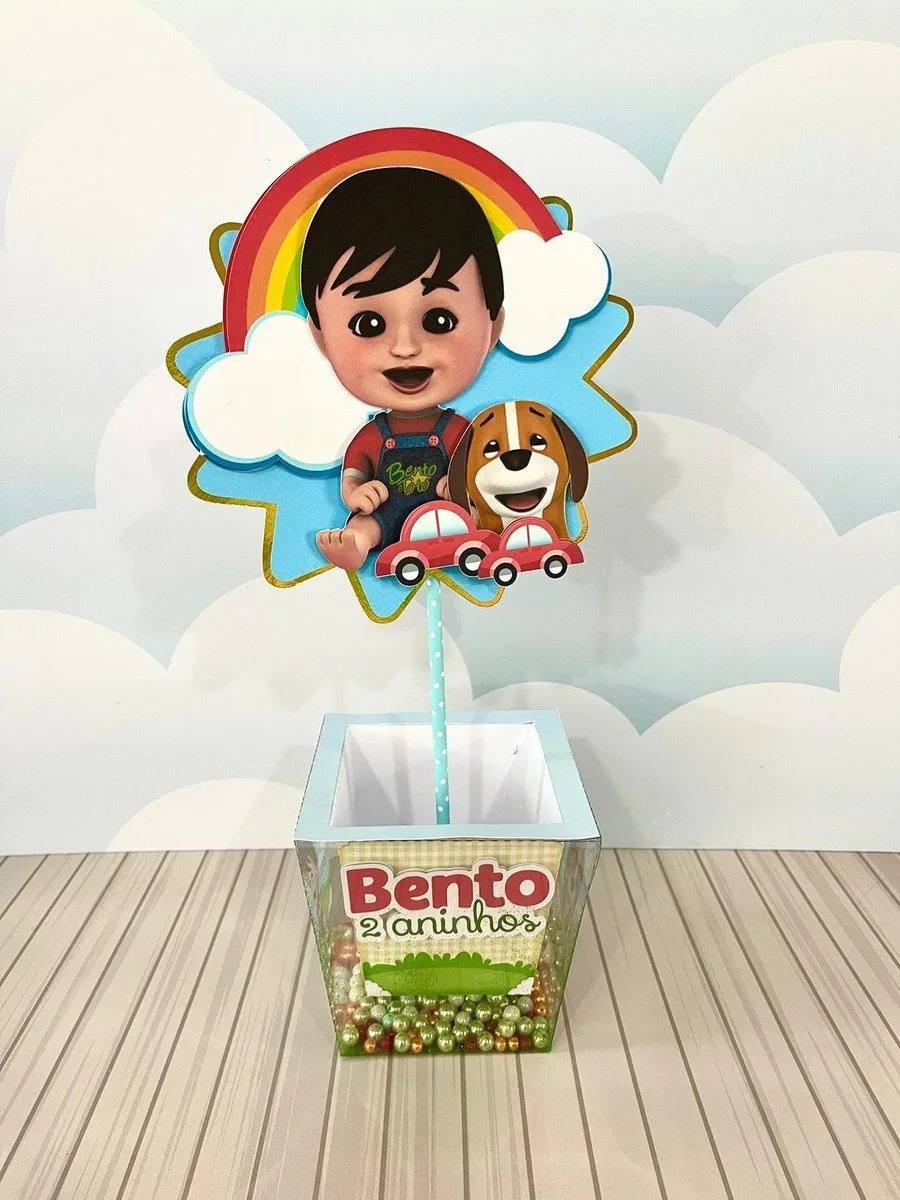 Centro de Mesa Bento e Totó - Arquivo Digital 1 Centro de Mesa Bento e Totó - Arquivo Digital
