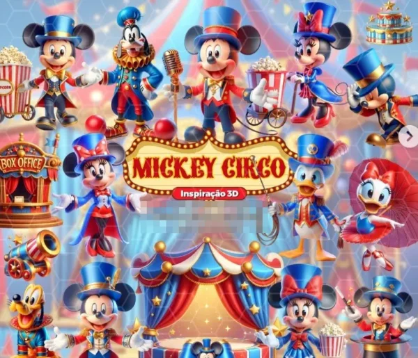 Circo do Mickey - Kit Digital Completo em Alta Resolução