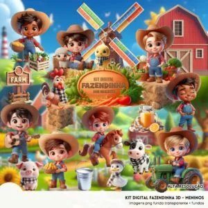 Cliparts Fazendinha Menino Png Imagens Baby 3d Cute Bebes 4