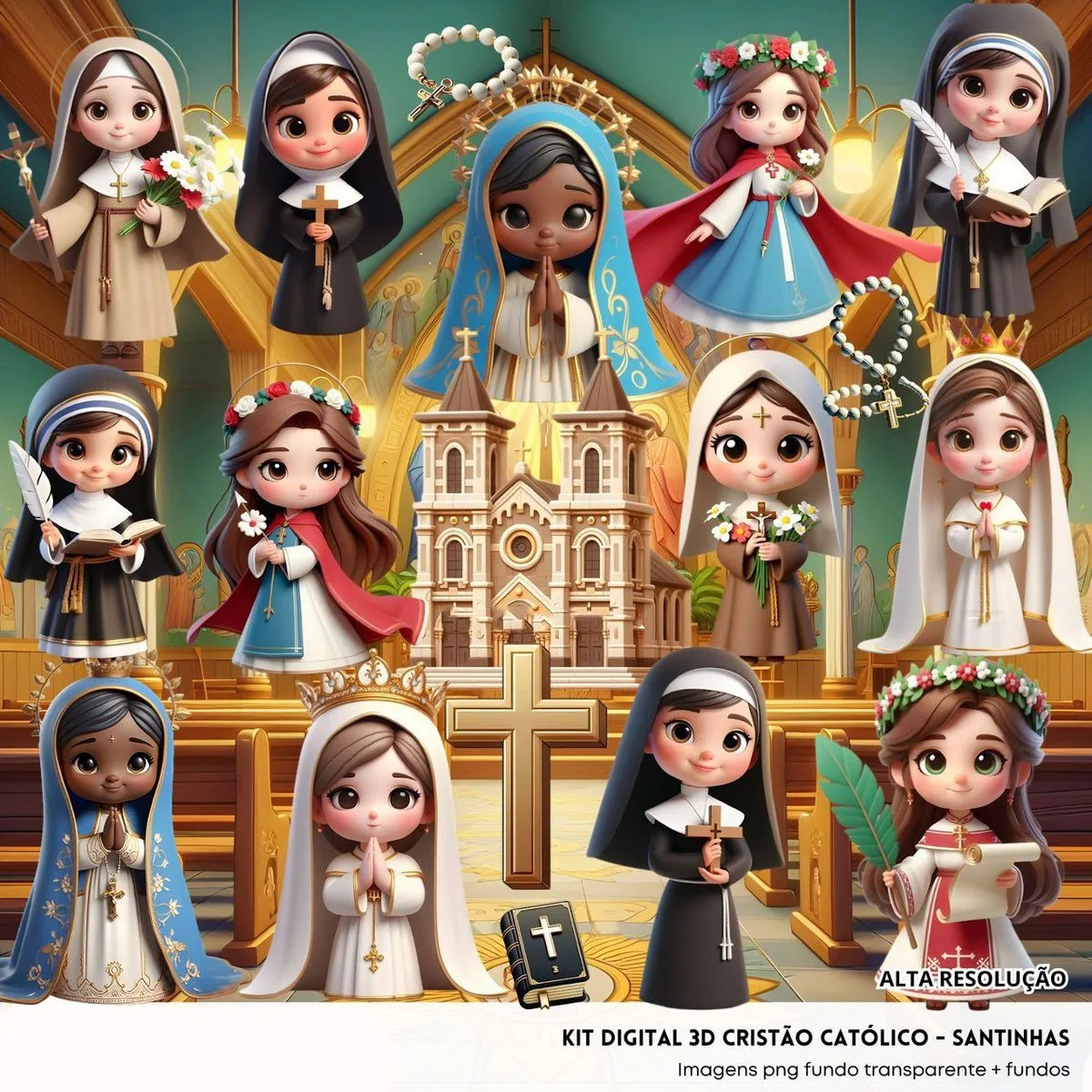 Cliparts Santinhas Católicas Imagens Png 3D Cute Baby 1 Cliparts Santinhas Católicas Imagens Png 3D Cute Baby
