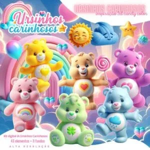 Cliparts Ursinhos Carinhosos Png Imagens Baby 3D Cute Bebês