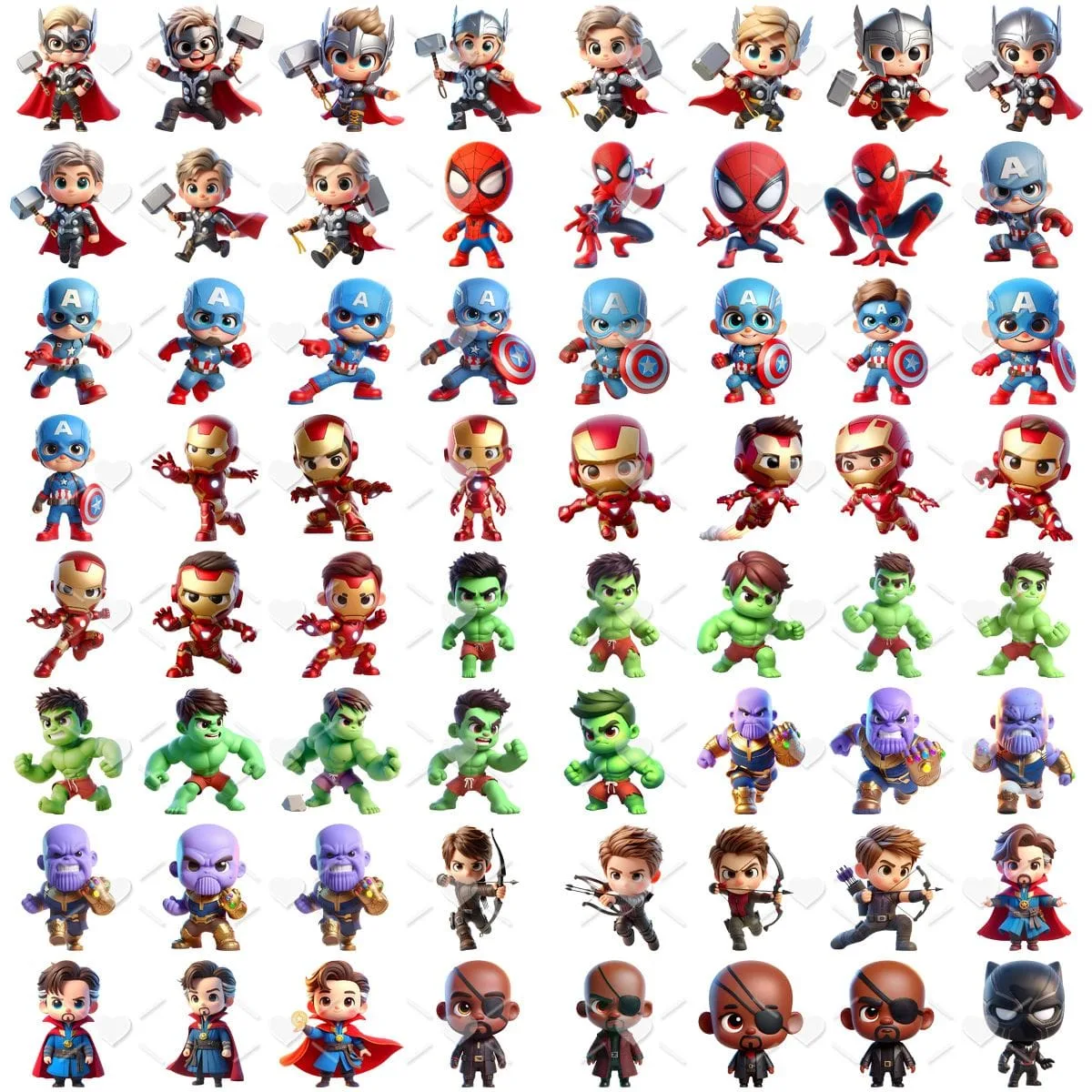 Cliparts Vingadores Imagens Png 3D Cute Baby 2 Cliparts Vingadores Imagens Png 3D Cute Baby