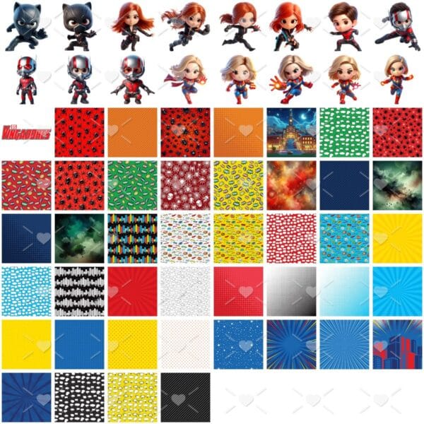 Cliparts Vingadores Imagens Png 3d Cute Baby