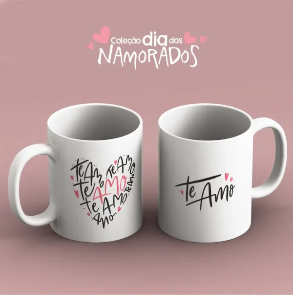 Coleção Amor em Caneca: 52 Artes para Sublimação