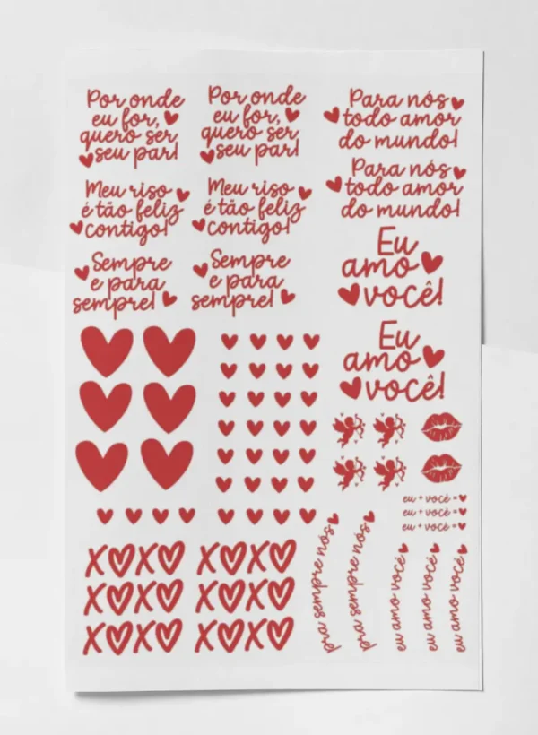 Coleção Amor Eterno: Arquivos DTF para 12 de Junho