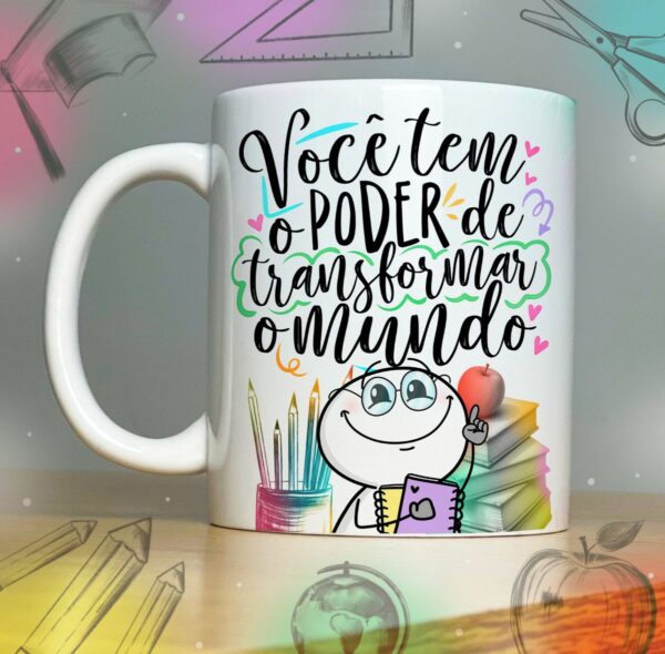 Coleção Artes para Sublimação Caneca Prof - Arquivo Digital