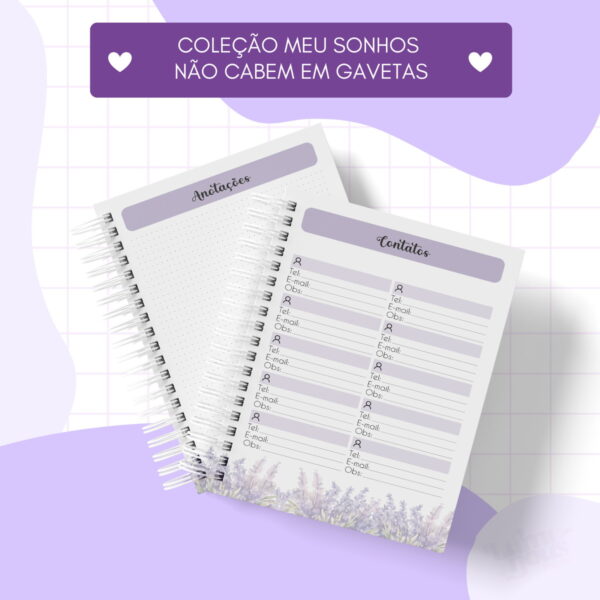 Coleção Cadernos Meus Sonhos - Arquivo Digital