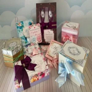 Coleção Caixas Padrinhos Casamento - Arquivo Digital