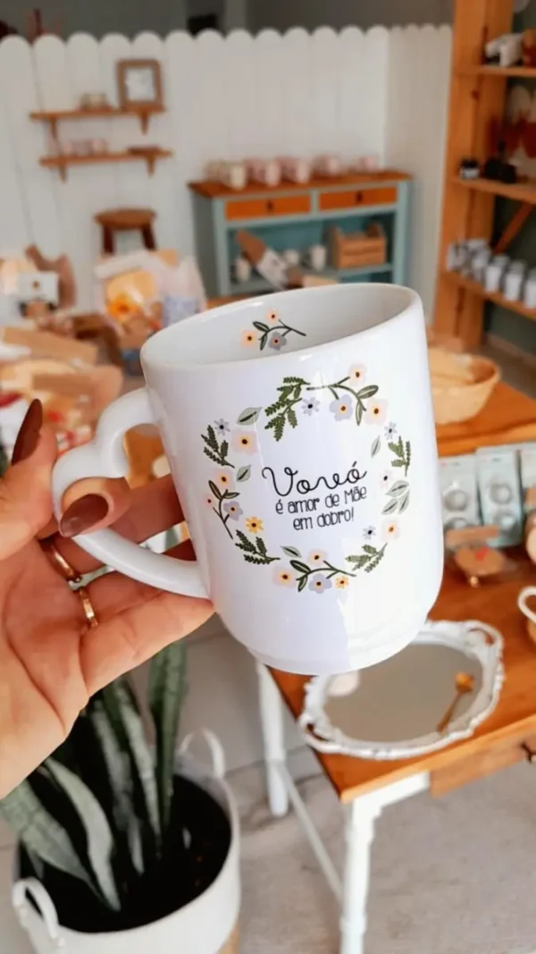 Coleção de Artes Digitais para Dia das Mães - Canecas