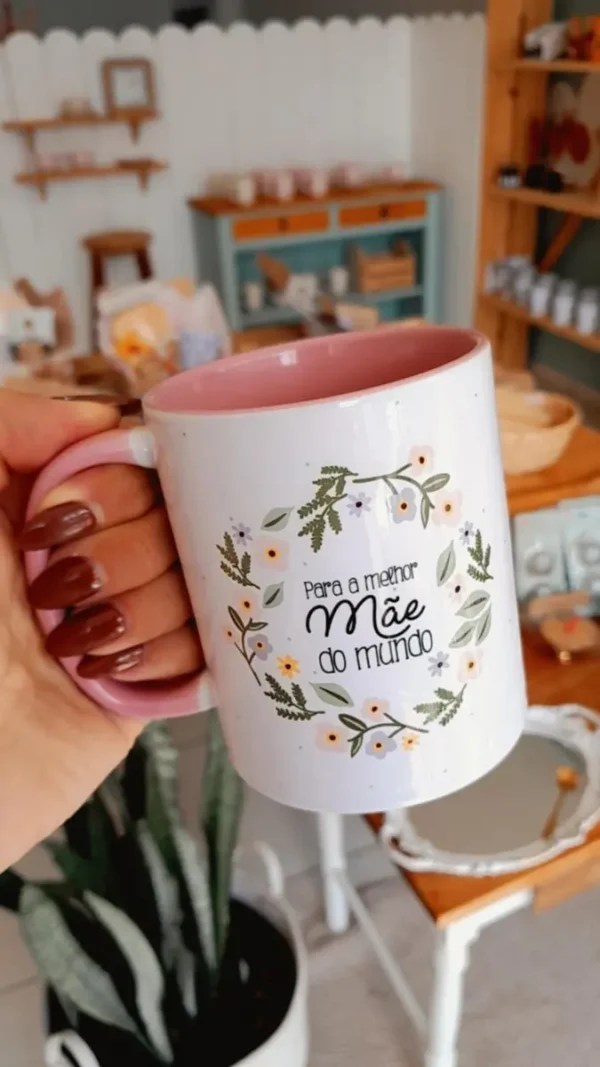 Coleção de Artes Digitais para Dia das Mães - Canecas