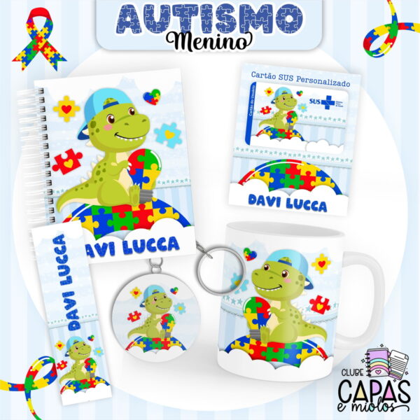 Coleção Encadernação Autismo Menino - Arquivo Digital