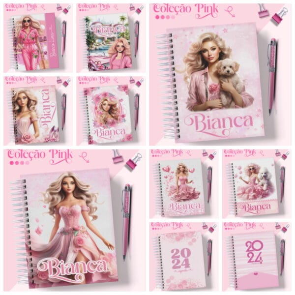 Coleção Encadernação Pink - Arquivo Digital
