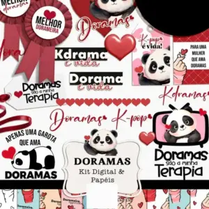 Colecao Exclusiva Doramas Png Para Scrapbook E Papelaria Personalizada