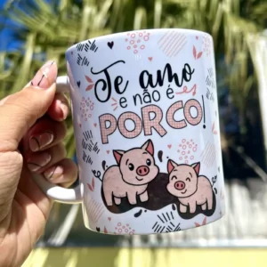 Coleção Exclusiva Flork para Canecas - Arte e Amor