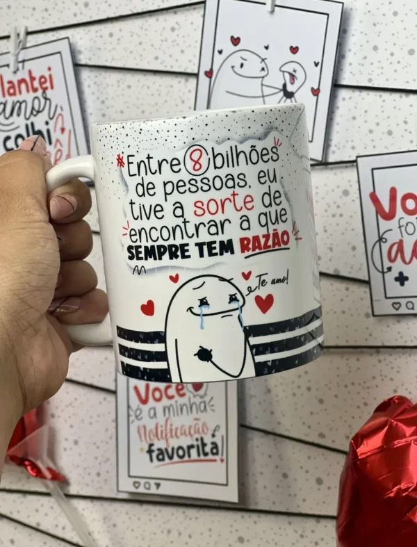 Coleção Exclusiva Flork para Canecas - Arte e Amor