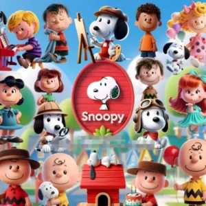 Coleção Exclusiva - Snoopy PNG para Scrapbooking
