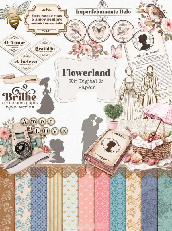 Colecao Flowerland Png Para Sublimacao E Uso Comercial Licenciado