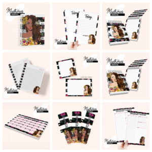 colecao nada te faz mais linda kit digital planner feminino