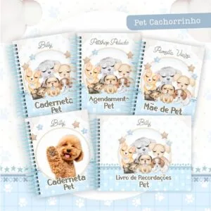 Coleção Pet Cachorrinho Azul - Arquivo Digital 6 Coleção Pet Cachorrinho Azul - Arquivo Digital