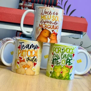 Coleção Romântica: Artes para Caneca - Dia dos Namorados